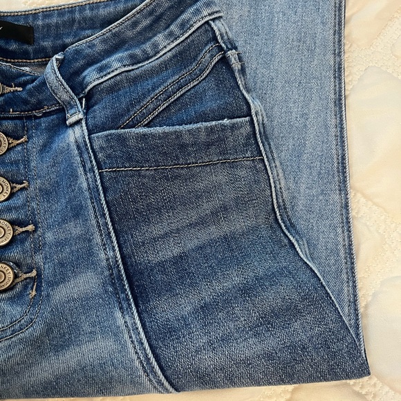 Flying Monkey Blue Flare Jeans - Picture 6 of 6